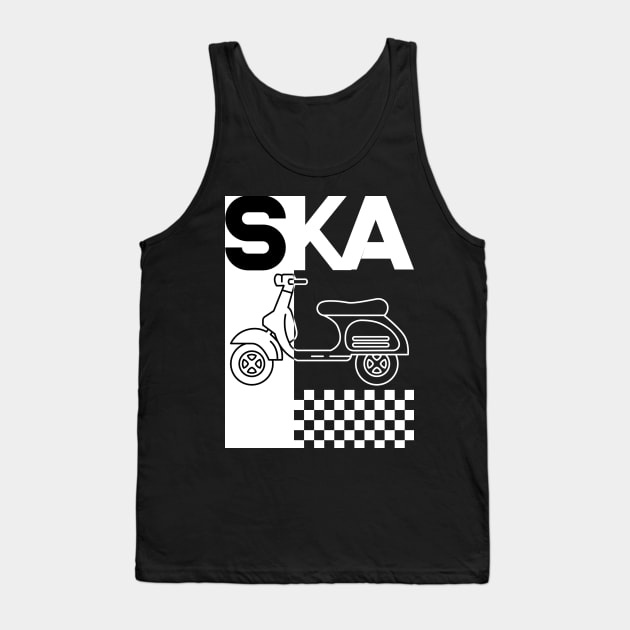 Ska Future, Ska Past mono Tank Top by J&S mason